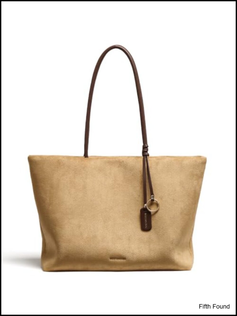 Slouchy Faux Suede Work Tote Bag Lightweight Large Handbag